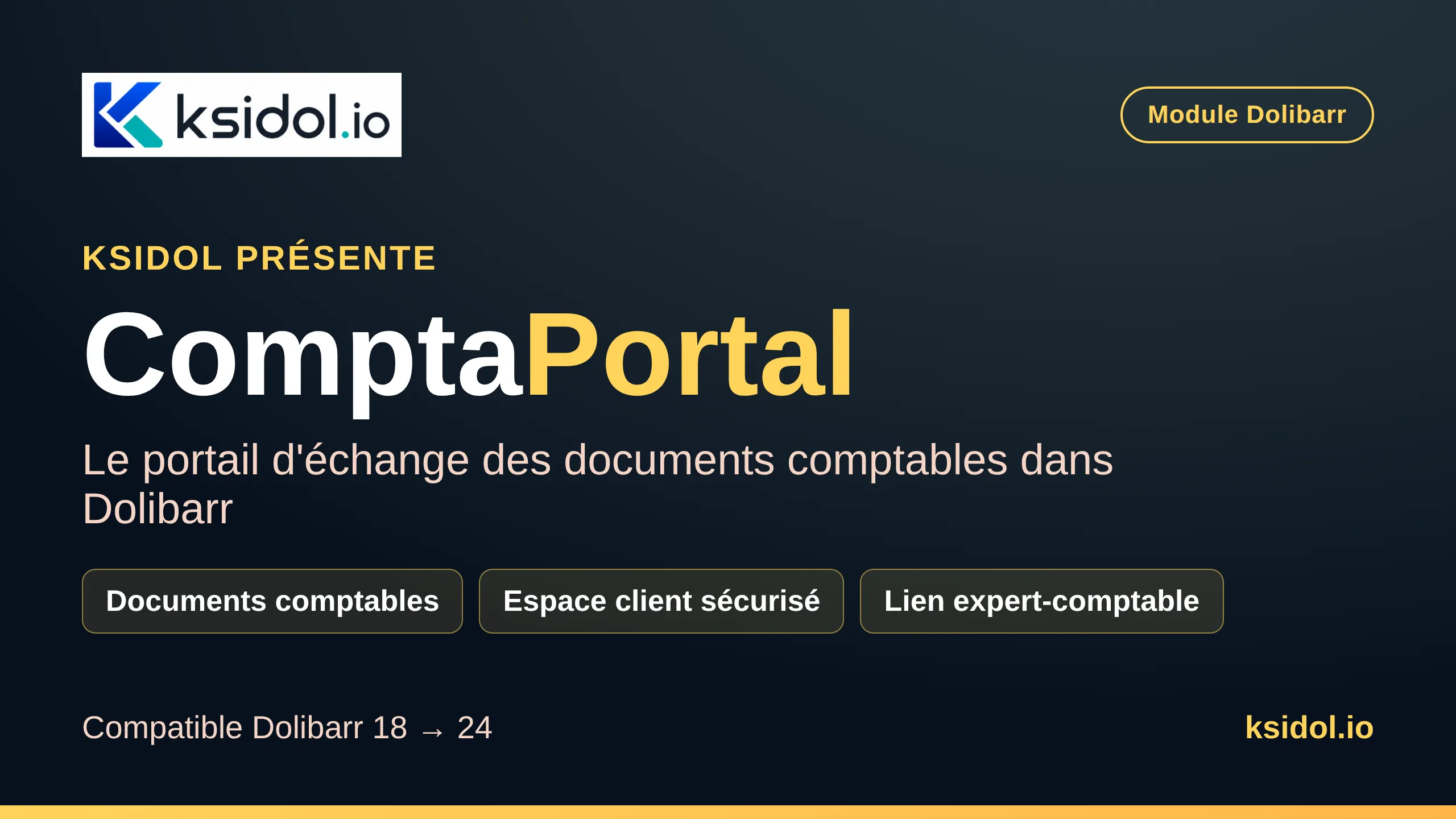 Capture du module Dolibarr Module Portail comptable Dolibarr expert-comptable | KSIDol par KSIDol pour entreprises et intégrateurs - finance